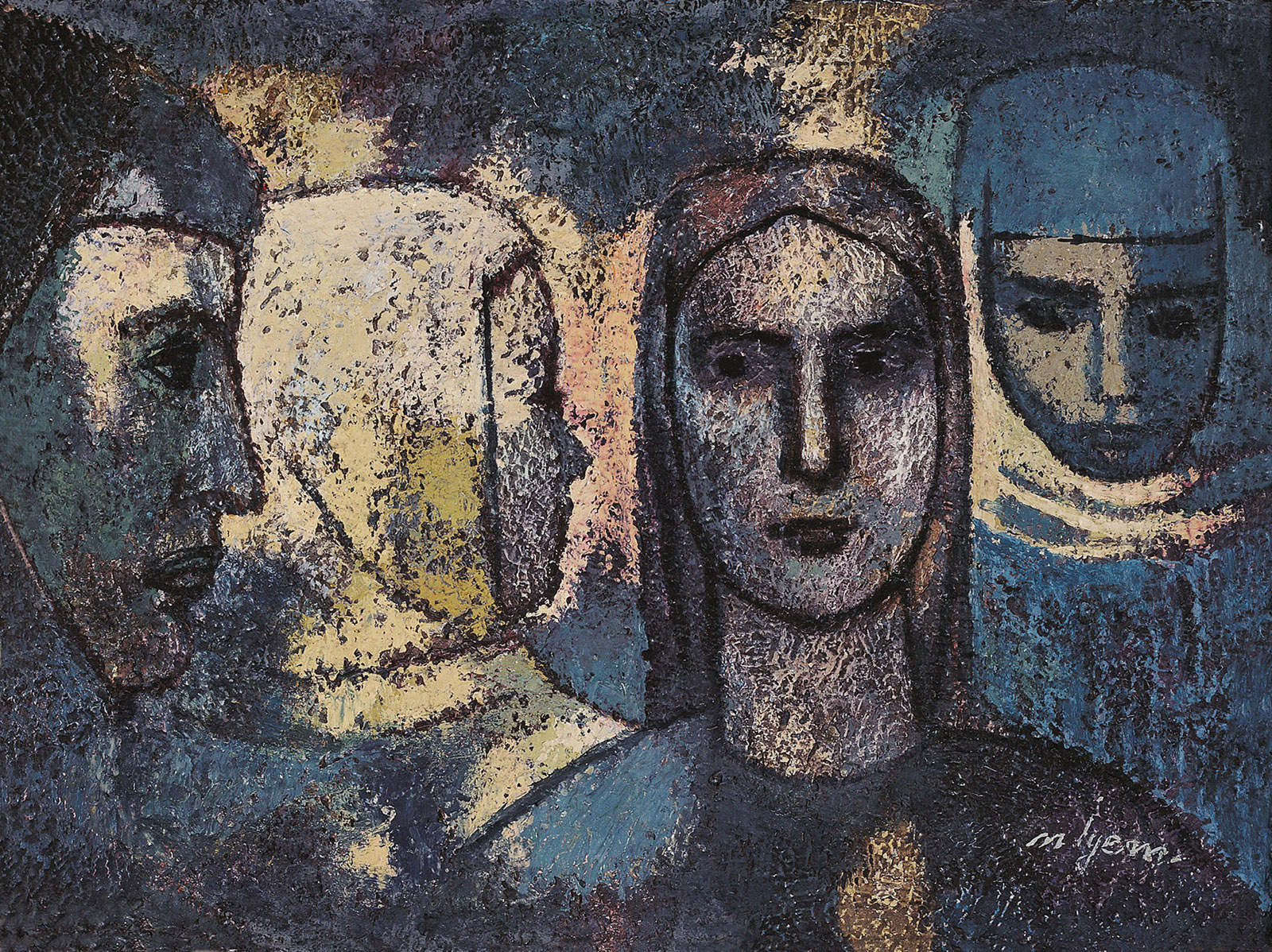 Dörtlü kadın portresi /  - s132-013
