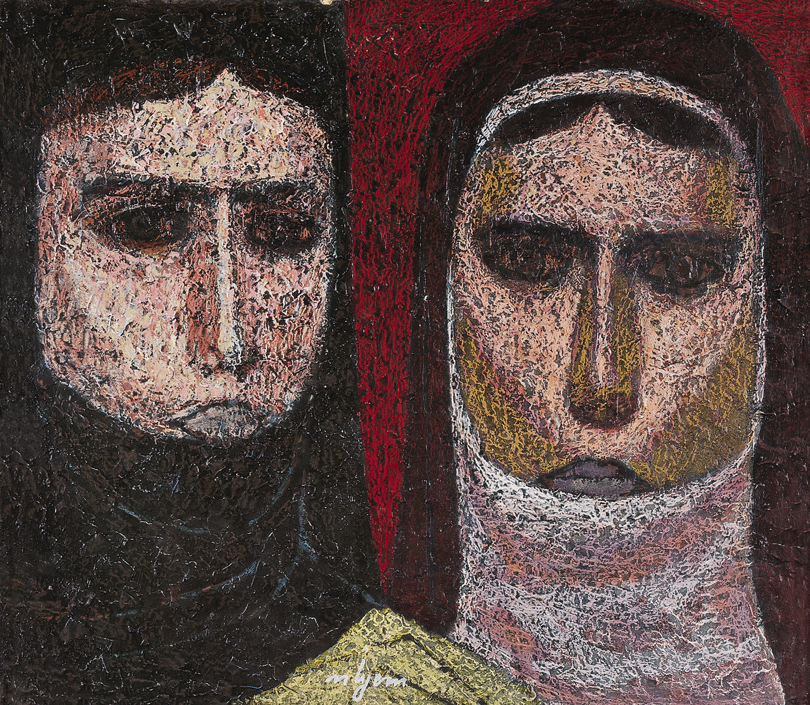 İkili kadın portresi /  - s132-091