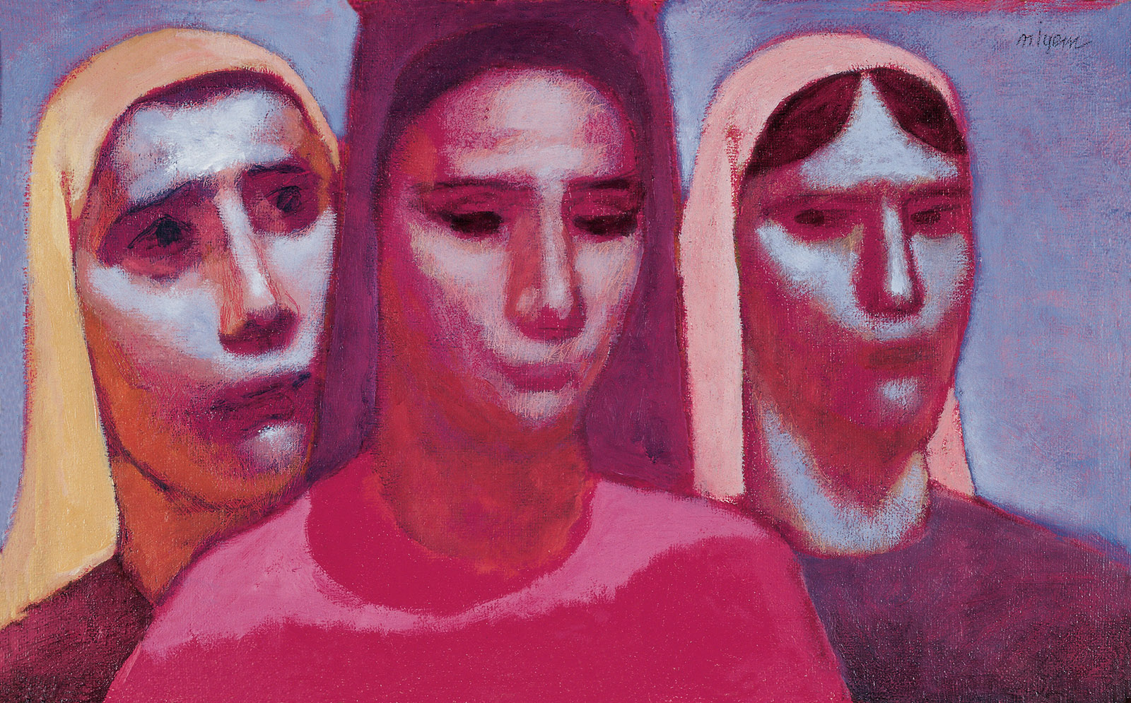Üçlü kadın portresi /  - s135-026