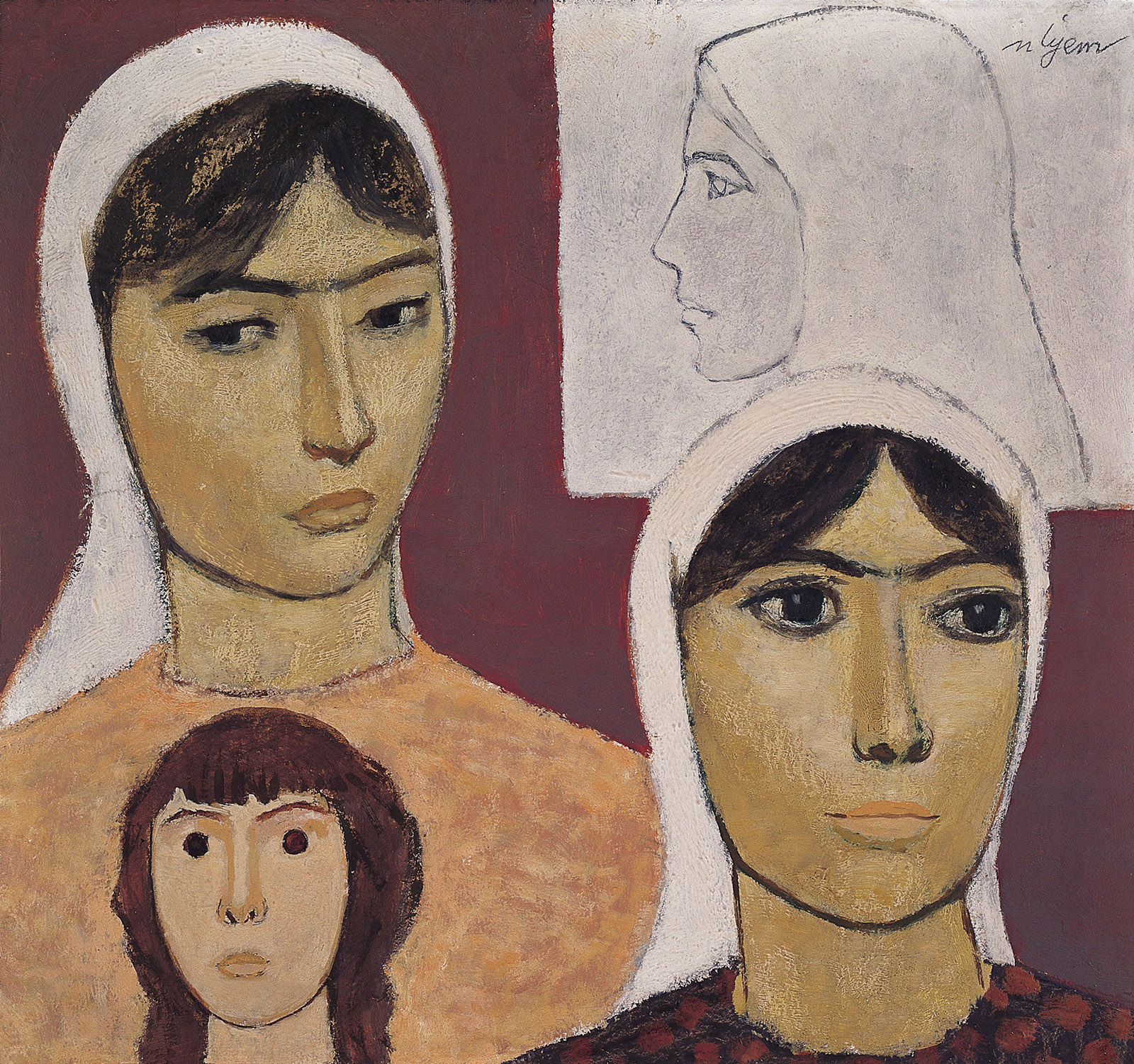 Dört Kadın Portresi / Portraits of Four Women - s763-007