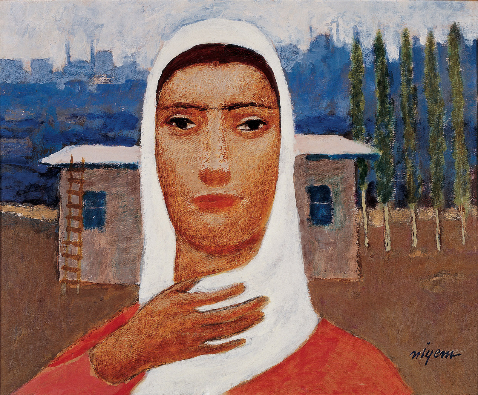 Kondusu Önünde Kadın / Before Her Shanty Home - s1137-043