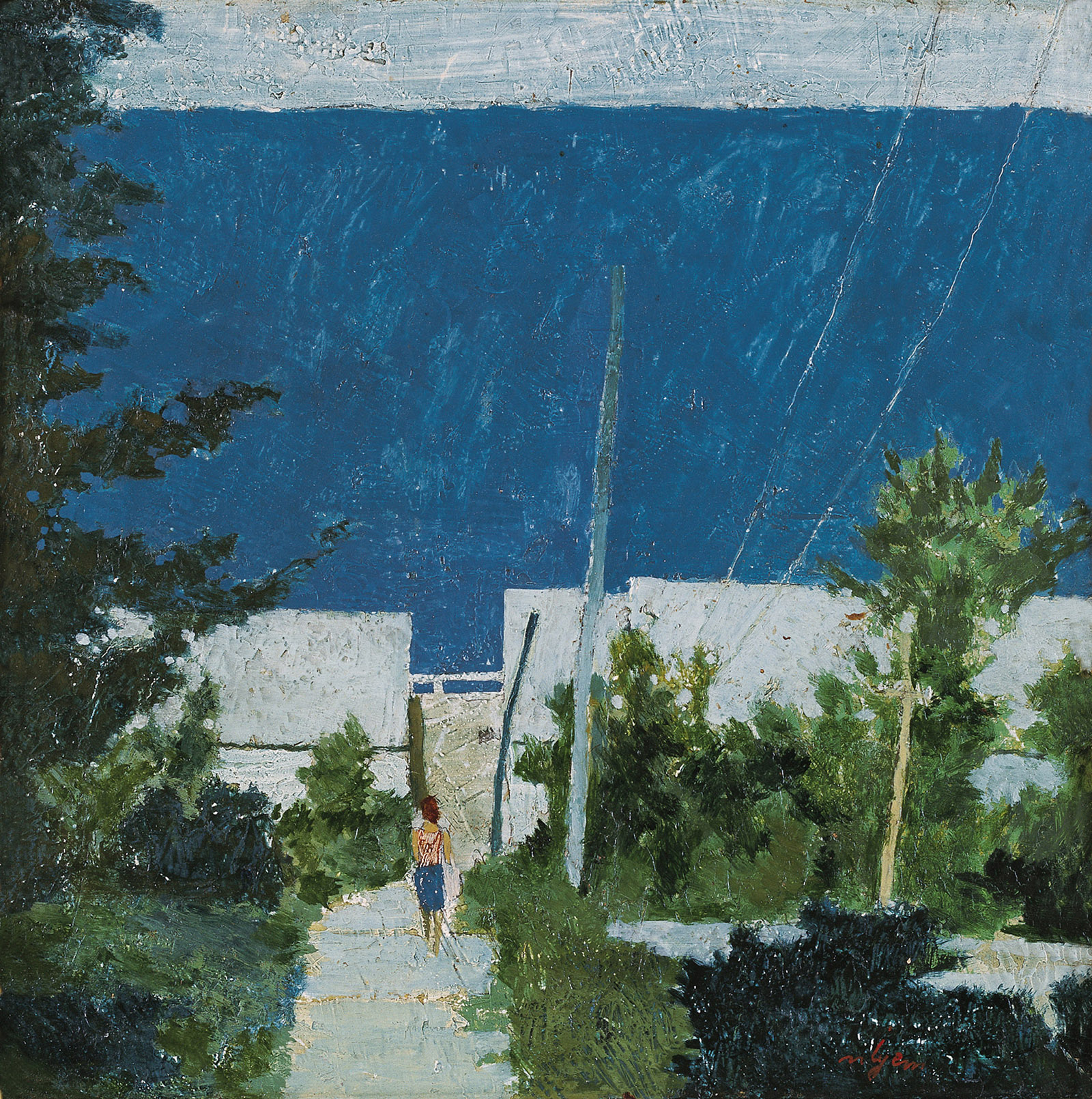 Figürlü peyzaj - Şile /  - s130-062