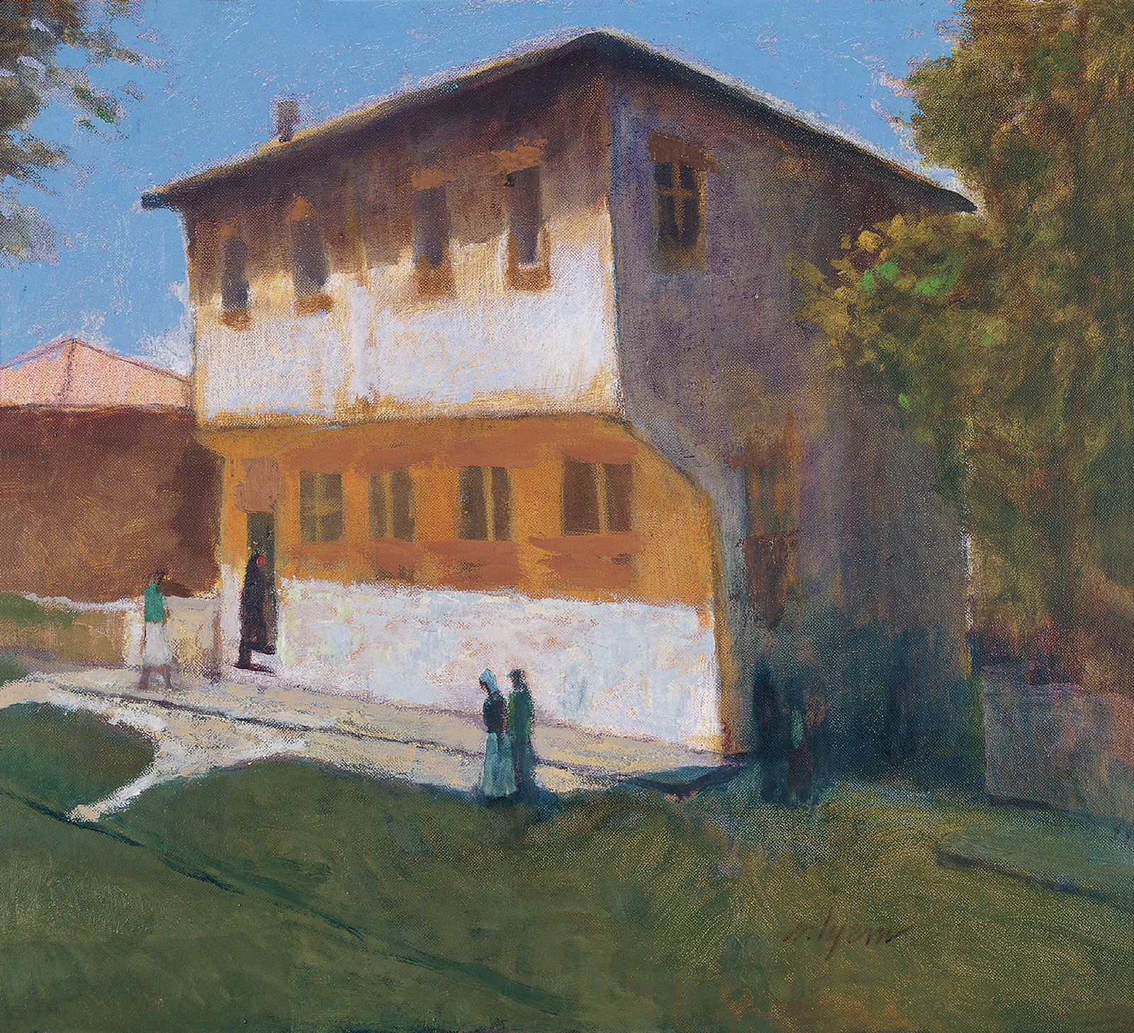 Figürlü peyzaj /  - s135-055